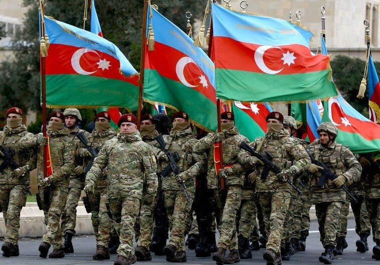 Группа военнослужащих ВС Азербайджана награждена медалью «За освобождение города Шуша»