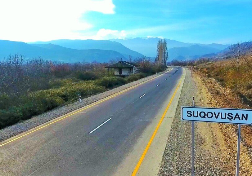 Завершен первый этап реконструкции автодорог в освобожденные села Суговушан и Талыш (Фото-Видео)