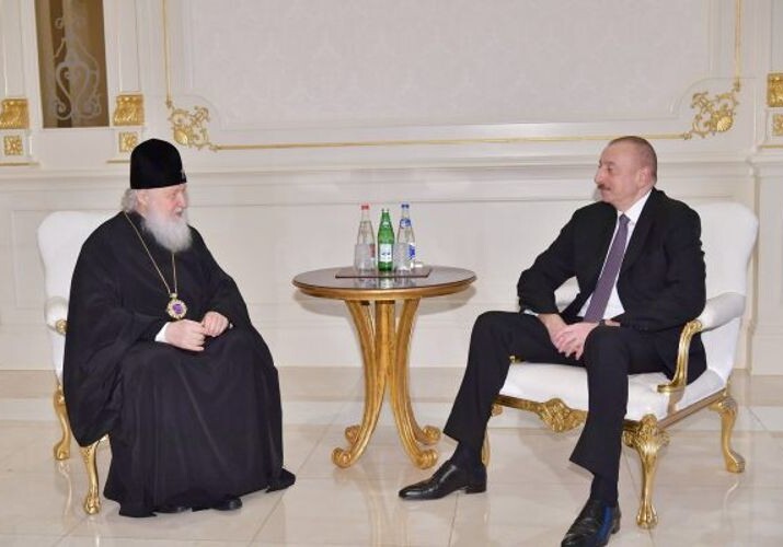 Патриарх Московский и всея Руси поздравил президента Азербайджана