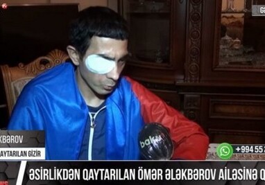 Освобожденный из плена азербайджанский прапорщик: «О нашей победе я узнал в больнице в Баку» (Видео)