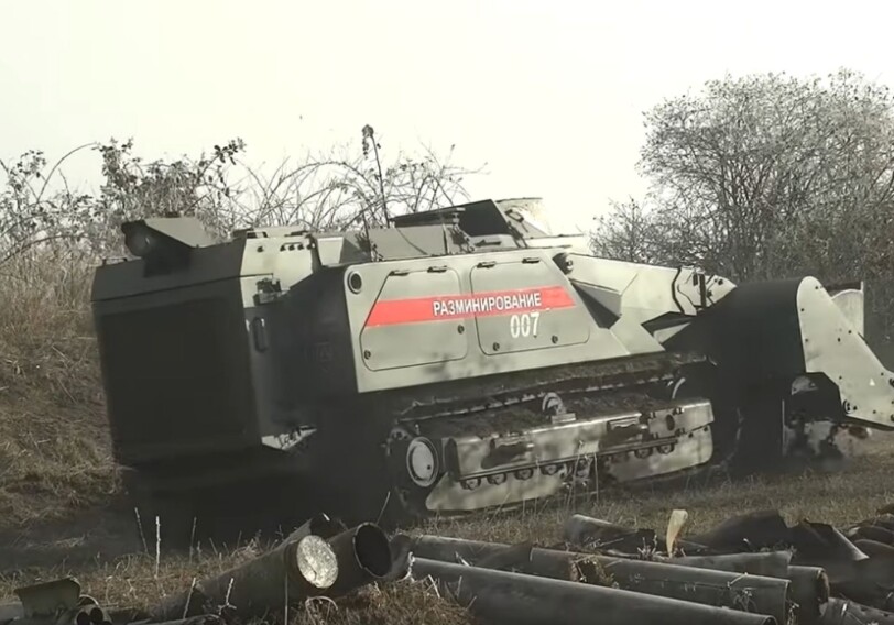 Как роботы разминируют территории в Нагорном Карабахе (Видео)