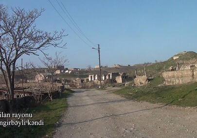 Кадры из освобожденного села Джахангирбейли Зангиланского района (Видео)