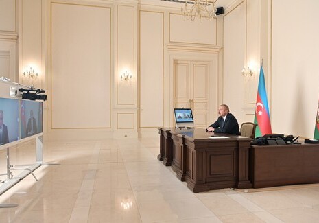 Президент Ильхам Алиев принял в видеоформате нового министра культуры (Фото)