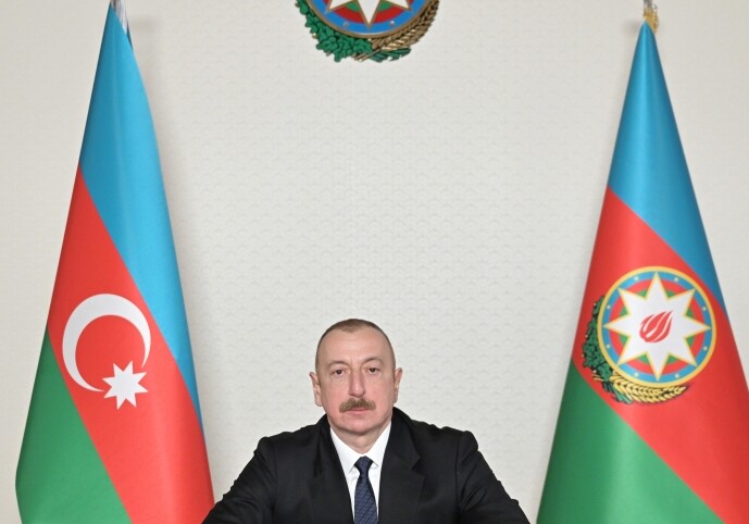 Ильхам Алиев: «Мы дали миротворцам возможность доставлять в Карабах гуманитарные грузы, чтобы зима не создала проблем для живущих там армян»