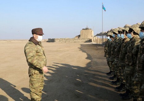 Закир Гасанов посетил части Азербайджанской армии, дислоцированные на освобожденных территориях (Фото)