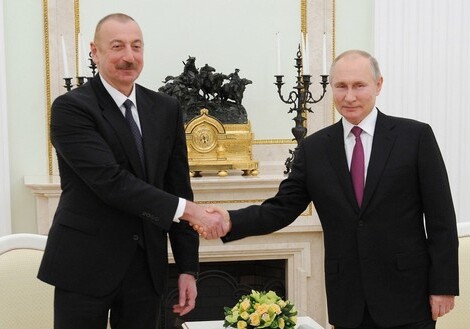 Состоялась двусторонняя встреча президентов Азербайджана и России (Обновлено)