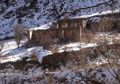 Минобороны АР показало руины села Ашагы Шуртан Кяльбаджарского района (Фото-Видео)