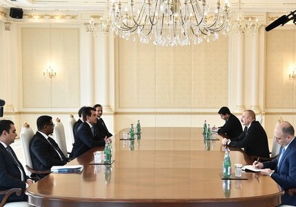 Президент Ильхам Алиев принял делегацию во главе с гендиректором ИСЕСКО (Фото-Обновлено)