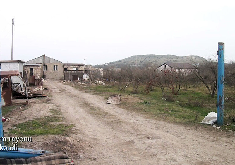 Видеокадры из села Шелли Агдамского района