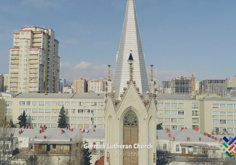Подготовлен видеоролик о Лютеранской кирхе в Баку (Видео)