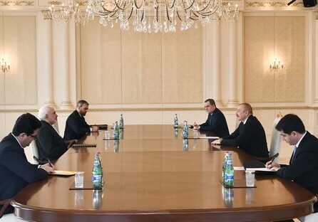 Президент Азербайджана принял министра иностранных дел Ирана (Обновлено)