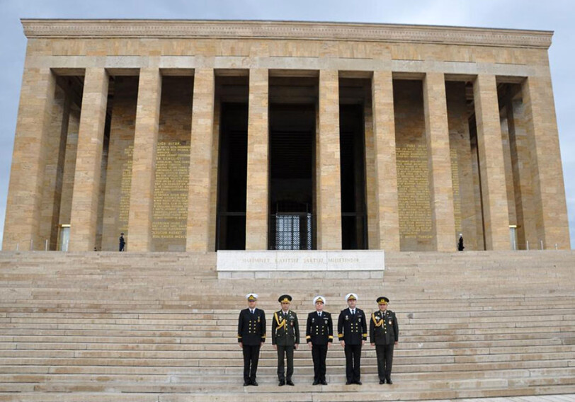 Делегация Военно-морских сил Азербайджана посетила Турцию (Фото)