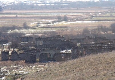 Минобороны АР показало руины села Мамедбейли Зангиланского района (Фото-Видео)