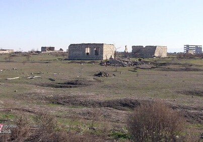Минобороны АР показало руины села Гуллар Агдамского района (Фото-Видео)