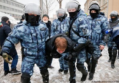 Число задержанных на протестах в России превысило 4 тысячи