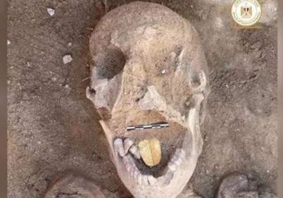 В Египте обнаружили древнюю мумию с золотым языком