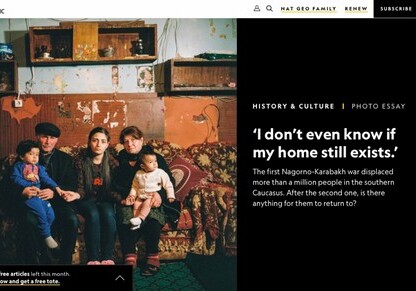 Фоторепортаж National Geographic с освобожденных территорий Азербайджана: «Я даже не знаю, стоит ли все еще на месте мой дом»