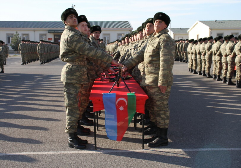 В Азербайджанской Армии состоялись церемонии принятия Военной присяги (Фото)