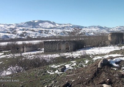 Минобороны АР показало руины села Дилели Муcкенли Губадлинского района (Фото-Видео)
