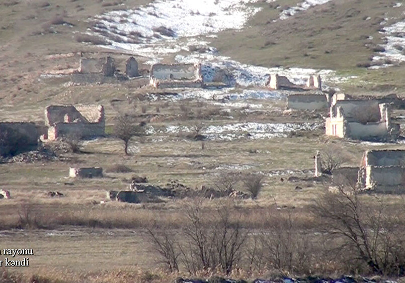 Видеокадры из села Гурдлар Агдамского района