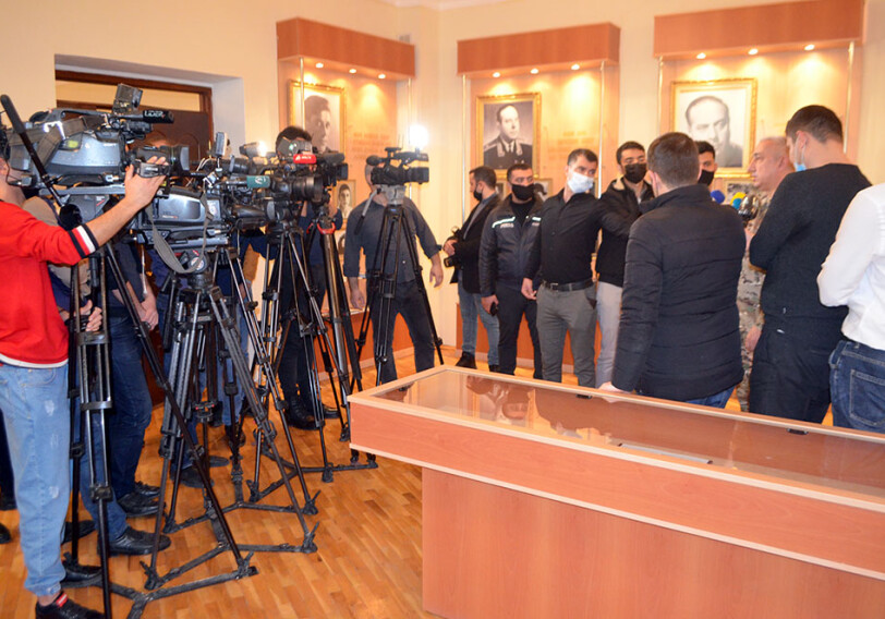 Представители медиа побывали в Азербайджанском высшем военном училище имени Гейдара Алиева (Фото)