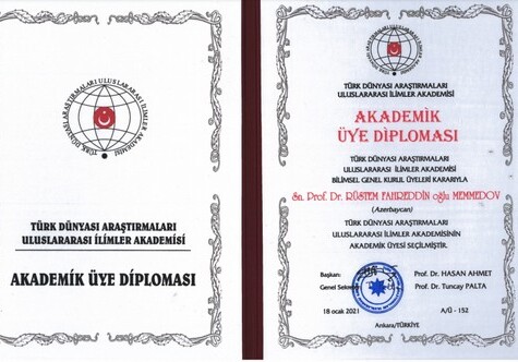 Ученый БГУ избран членом Международной академии наук исследований тюркского мира