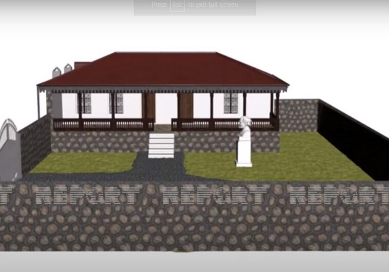 Подготовлен проект восстановления дома Бюльбюля в Шуше (Видео)
