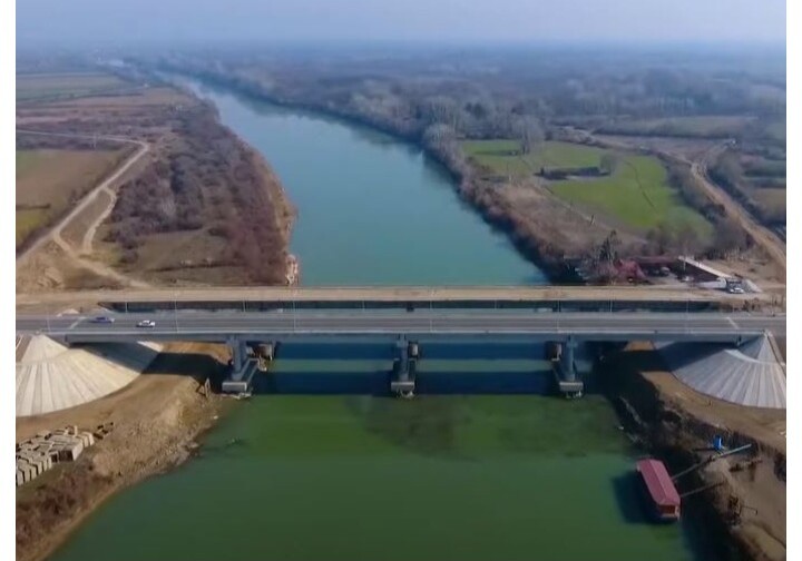 Через Куру построен новый мост протяженностью свыше 170 метров (Видео)