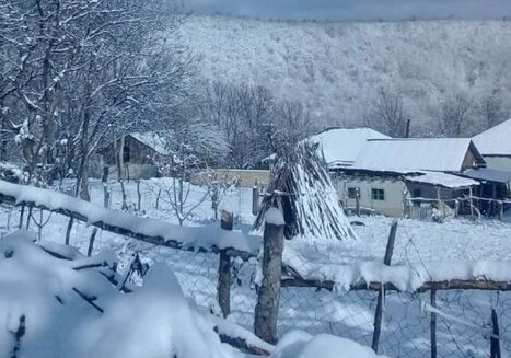 В селе Сарыбаш Гахского района выпало 40 см снега – Фактическая погода на территории Азербайджана