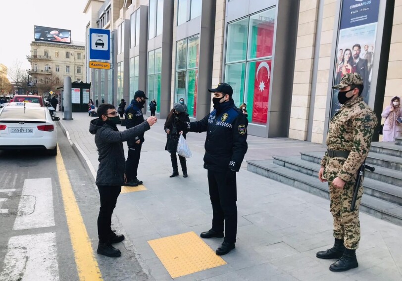 МВД Азербайджана обратилось к гражданам в связи с ношением масок (Видео)