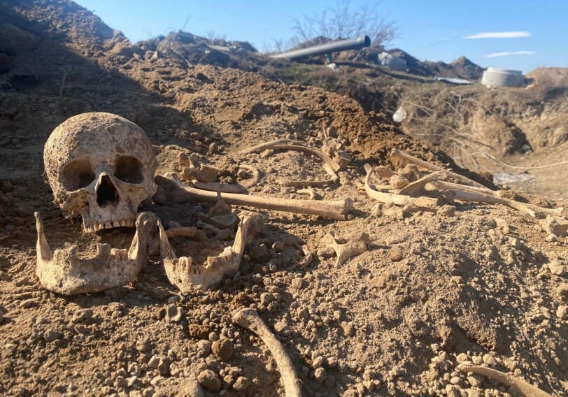 В кяхризе в Агдаме найдены фрагменты человеческого скелета (Видео)