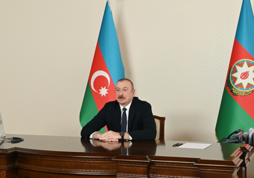 Президент Азербайджана принял в видеоформате сопредседателя Международного центра Низами Гянджеви (Фото-Обновлено)