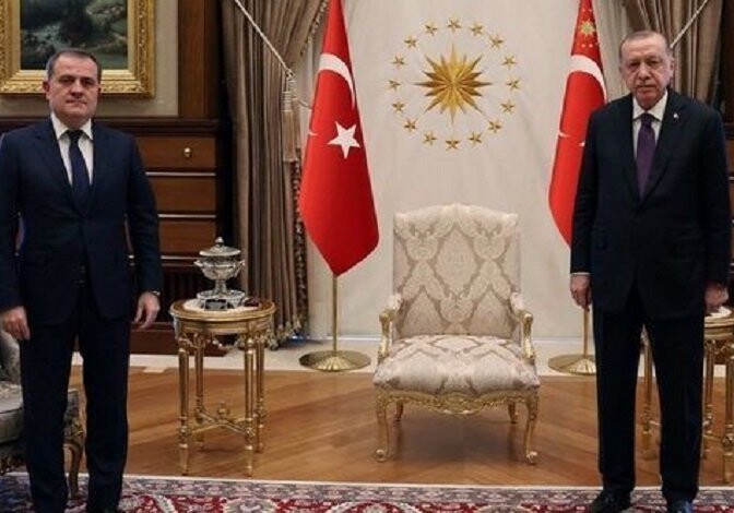 Президент Турции принял министра иностранных дел Азербайджана (Видео) 