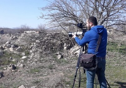 Грузинские журналисты и эксперты посетили Физулинский район (Фото)