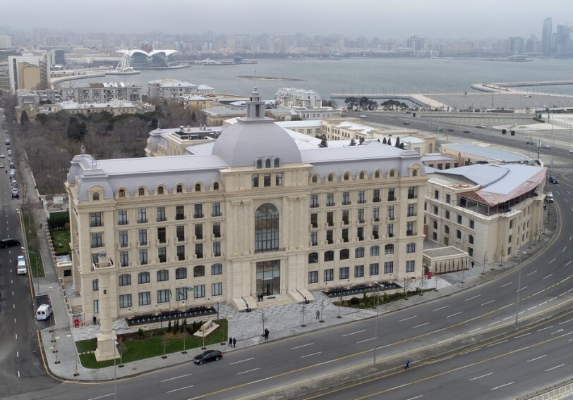 Ильхам Алиев открыл новое административное здание Азербайджанского Каспийского морского пароходства (Фото)