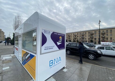 В Баку установлен автобусный биосмарт-павильон (Фото-Видео)