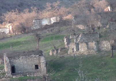 Минобороны АР показало руины села Гарадаглы Физулинского района (Видео)
