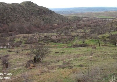 Кадры из села Гарагез Зангиланского района (Видео)