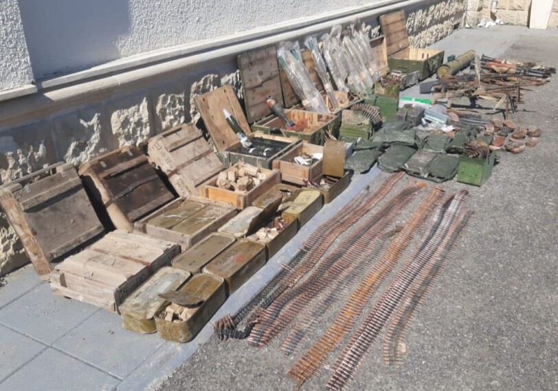 Полиция обнаружила в Губадлы и Джебраиле брошенные армянской армией боеприпасы (Фото-Видео)