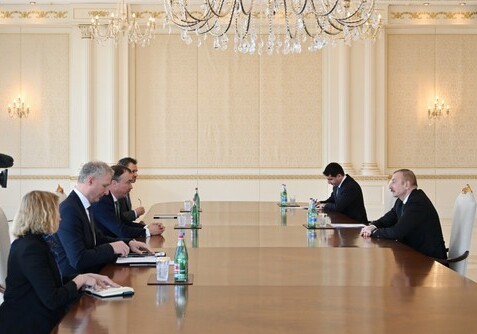 Президент Ильхам Алиев принял спецпредставителя Евросоюза по Южному Кавказу