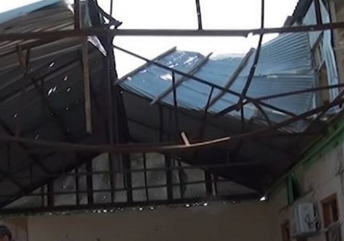Дом матери шехида, пострадавший в результате вражеского обстрела, будет отремонтирован (Видео)