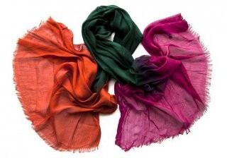 Создан шарф-дисплей, который можно носить и стирать