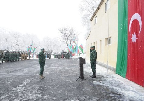 На границе с Арменией открылась новая воинская часть ГПС Азербайджана (Фото)
