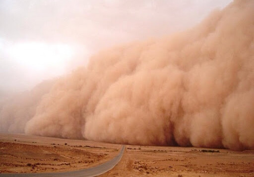 Страны Персидского залива накрыла сильнейшая песчаная буря (Видео)