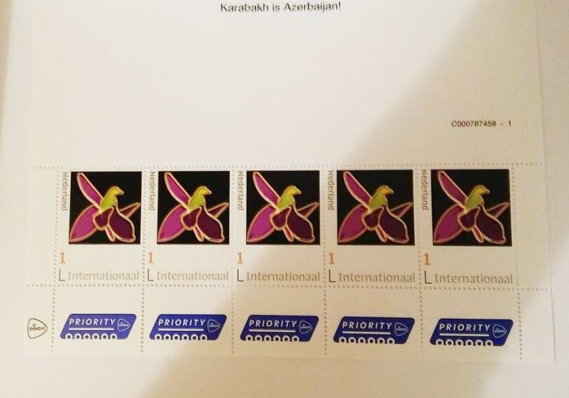 В Нидерландах выпущена марка «Хары бюльбюль» в память о шехидах Карабахской войны (Фото)