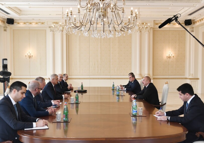 Ильхам Алиев принял делегацию во главе с министром иностранных и европейских дел Словакии (Фото)