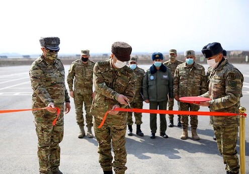 Министр обороны Азербайджана принял участие в церемонии открытия новых воинских частей (Фото-Видео)