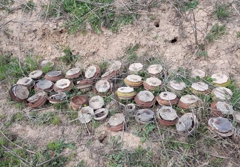 Полиция Лачинского района обнаружила мины (Фото)