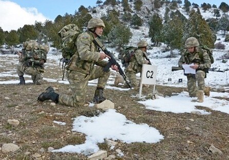 Азербайджанские десантники проходят подготовку в Турции (Фото)