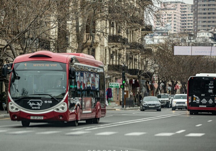 Сегодня восстанавливается движение общественного транспорта в Азербайджане